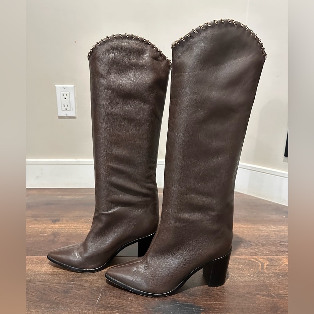 SCHUTZ Brown Knee-High Boots